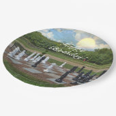 Chess Anyoneハッピーバースデー ペーパープレート (アングル)