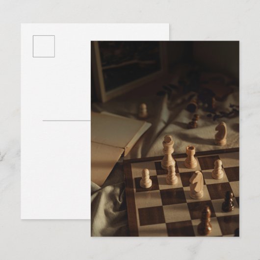 Chess art photo ポストカード (正面/裏面)