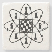 Chess Atom — ChessMatters Coaster ストーンコースター (正面)
