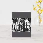 Chess Board  カード (黄色い花)