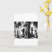 Chess Board  カード (黄色い花)