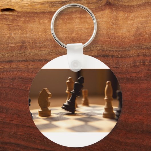 Chess board キーホルダー (正面)