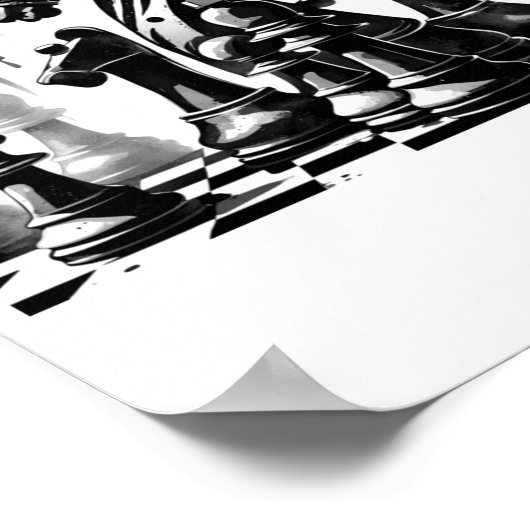 Chess Board  ポスター (角)