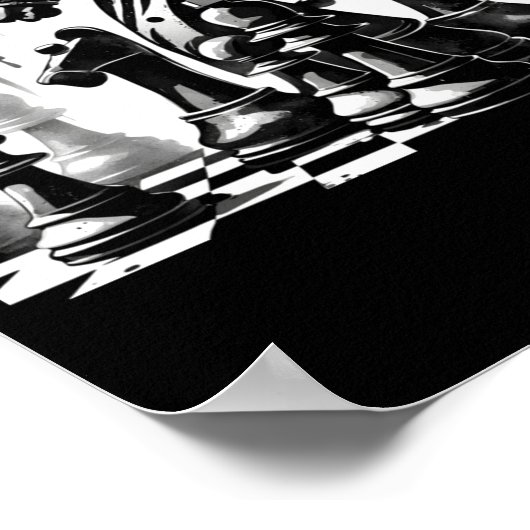 Chess Board  ポスター (角)