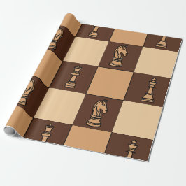 Chess Board Pieces ラッピングペーパー