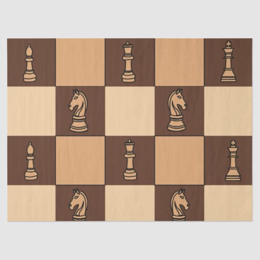 Chess Board Pieces 薄葉紙 (正面)