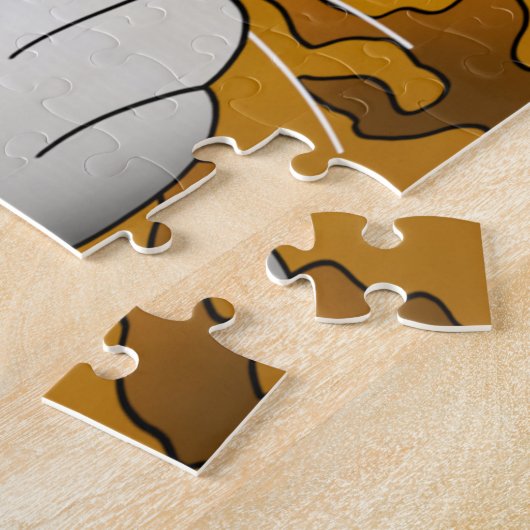 Chess Cats in the park ジグソーパズル (側面)