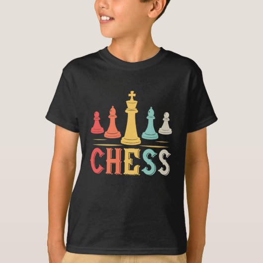 Chess, Checkerboard, Checkmate, Pieces Tシャツ (正面)