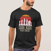 Chess Chessboxing Chess Masters Cool Kids Play Che Tシャツ (正面)