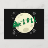 Chess Christmas Santa - Chess Piece Reindeer ポストカード (正面)