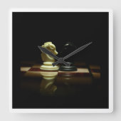 chess clock スクエア壁時計 (正面)