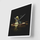 chess clock スクエア壁時計 (傾斜)
