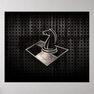Chess; Cool Black ポスター