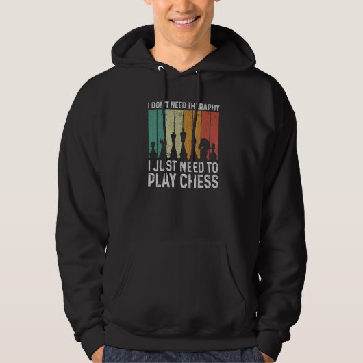 Chess For Men Women Chess Player Chess パーカ (正面)