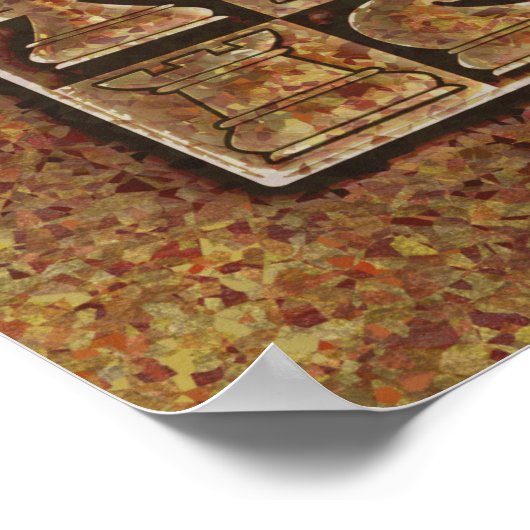 CHESS GAME IN STONE ポスター (角)