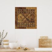 CHESS GAME IN STONE ポスター (キッチン)