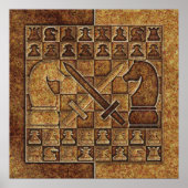 CHESS GAME IN STONE ポスター (正面)