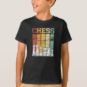 Chess game retro vintage tシャツ (正面)