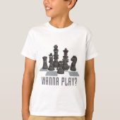 chess gang they just wanna play tシャツ (正面)