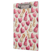 Chess & Hearts Valentines Pattern クリップボード (左)