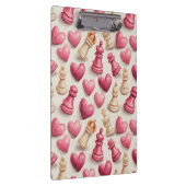 Chess & Hearts Valentines Pattern クリップボード (右)