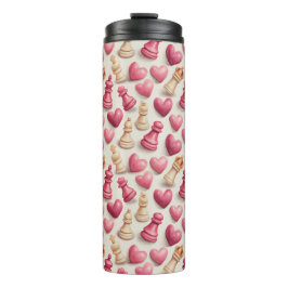 Chess & Hearts Valentines Pattern タンブラー