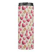 Chess & Hearts Valentines Pattern タンブラー (裏面)