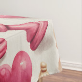 Chess & Hearts Valentines Pattern テーブルクロス (インサイチュ)