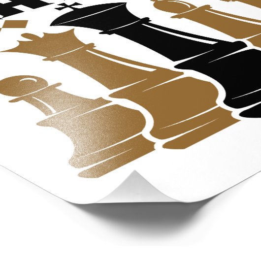 Chess I'm a Bit of a Player フォトプリント (角)