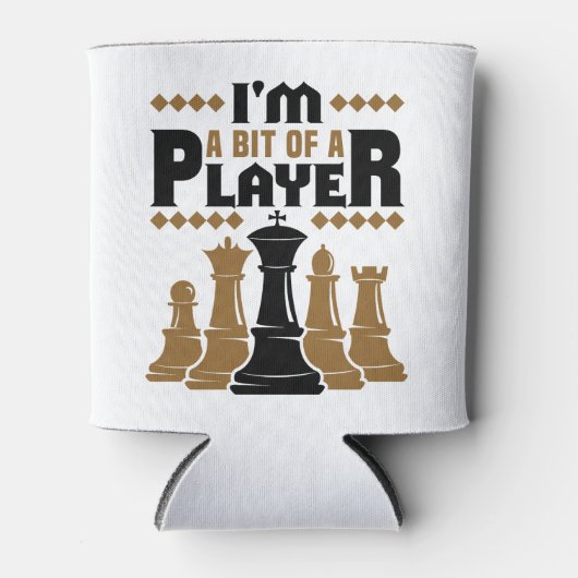 Chess I'm a Bit of a Player 缶クーラー (正面)