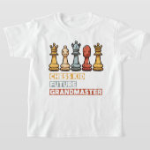 Chess Kid Future Grandmaster: Gift for Young Chess Tシャツ (レイダウン)