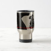 chess__knight_rook、中央NYのチェス装置 トラベルマグ (中央)