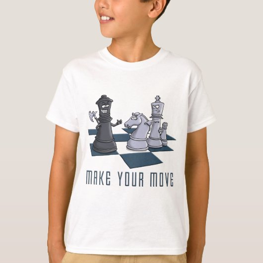chess, make a move tシャツ (正面)