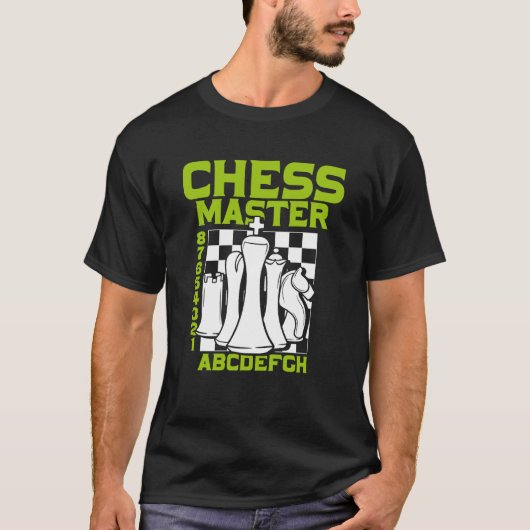 Chess Master Chess Board Pieces Checkmate Grandmas Tシャツ (正面)