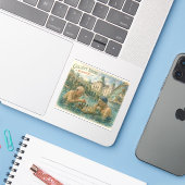 Chess match Gellert Baths Budapest Hungary シール (ノートパソコンとiPhone)