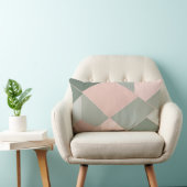 Chess on Sage Green AI art ランバークッション (椅子)