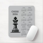 Chess Piece King 2026 Calendar Mousepad マウスパッド (マウス)