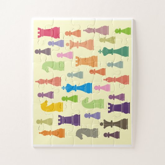 Chess Pieces Jigsaw Puzzle ジグソーパズル (縦)