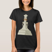Chess Pieces White Queen Children Board Game Set Tシャツ (正面)