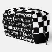 Chess Player Black and White Pattern ドップキット (右コーナー)