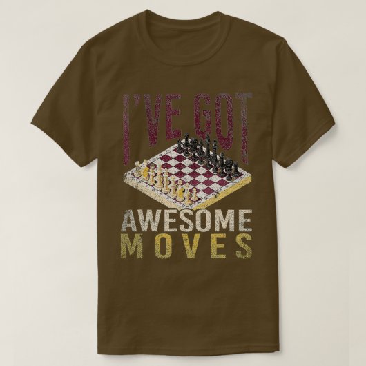 Chess Player Board Games Chessman Chess Tシャツ (デザイン正面)