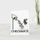 Chess Player Chessboxing And Sketll Lover Checkmat カード (正面)