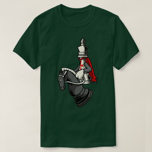 Chess Player Club Chessboard Active TShirt  Tシャツ (デザイン正面)