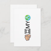 Chess player thank you card サンキューカード (正面/裏面)