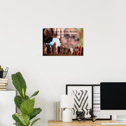 Chess Player - Value Poster Paper (Matte) ポスター (ホームオフィス)