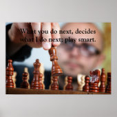 Chess Player - Value Poster Paper (Matte) ポスター (正面)