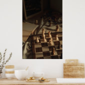 Chess school art photo ポスター (キッチン)