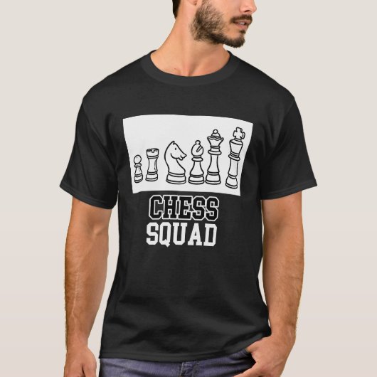 Chess Squad  Quote Checkmate Tシャツ (正面)