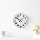 Chess Themed Wall Clock ラウンド壁時計 (ホーム)