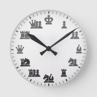 Chess Themed Wall Clock ラウンド壁時計